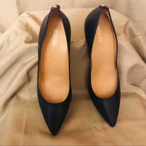 New! Michael Kors Navy Blue Pumps